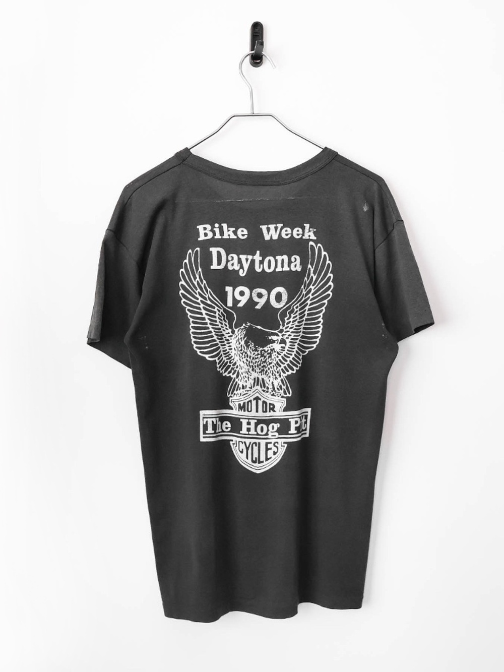 Super Rare True Vintage 1990 Daytona Bike Week Shirt Paper Thin Single Stitch